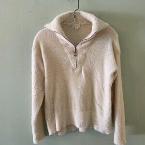 Promesa Fuzzy Half Zip Sweater, Size L, EUC